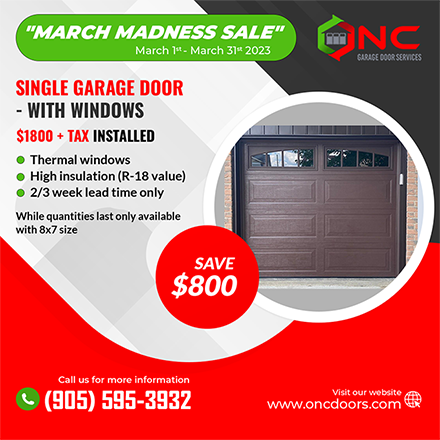 march garage door sale 20234