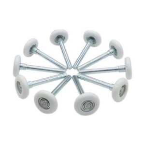 White Nylon Rollers – 11 Ball Bearing (10 Pack)